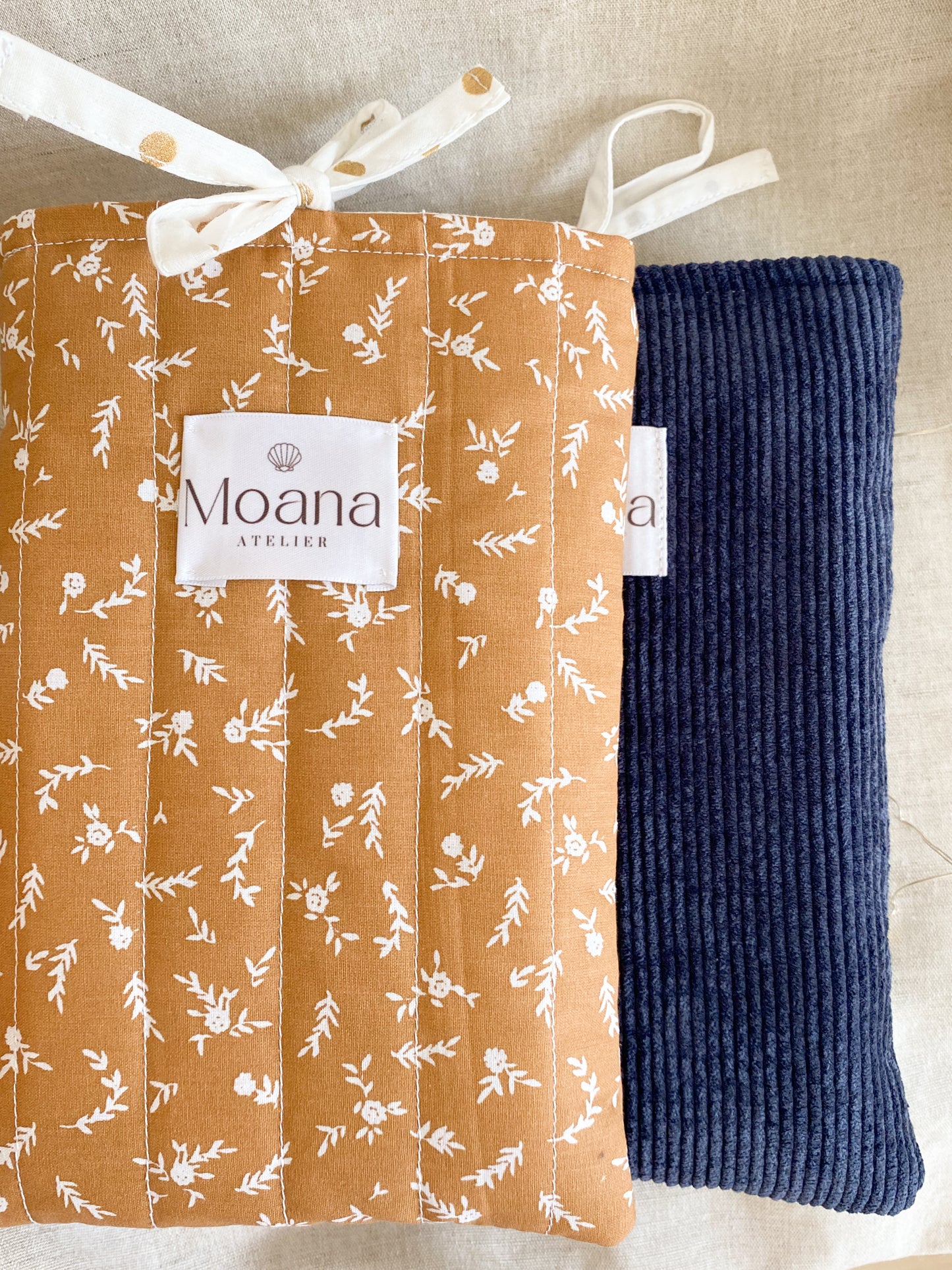 Pochette à livre camel