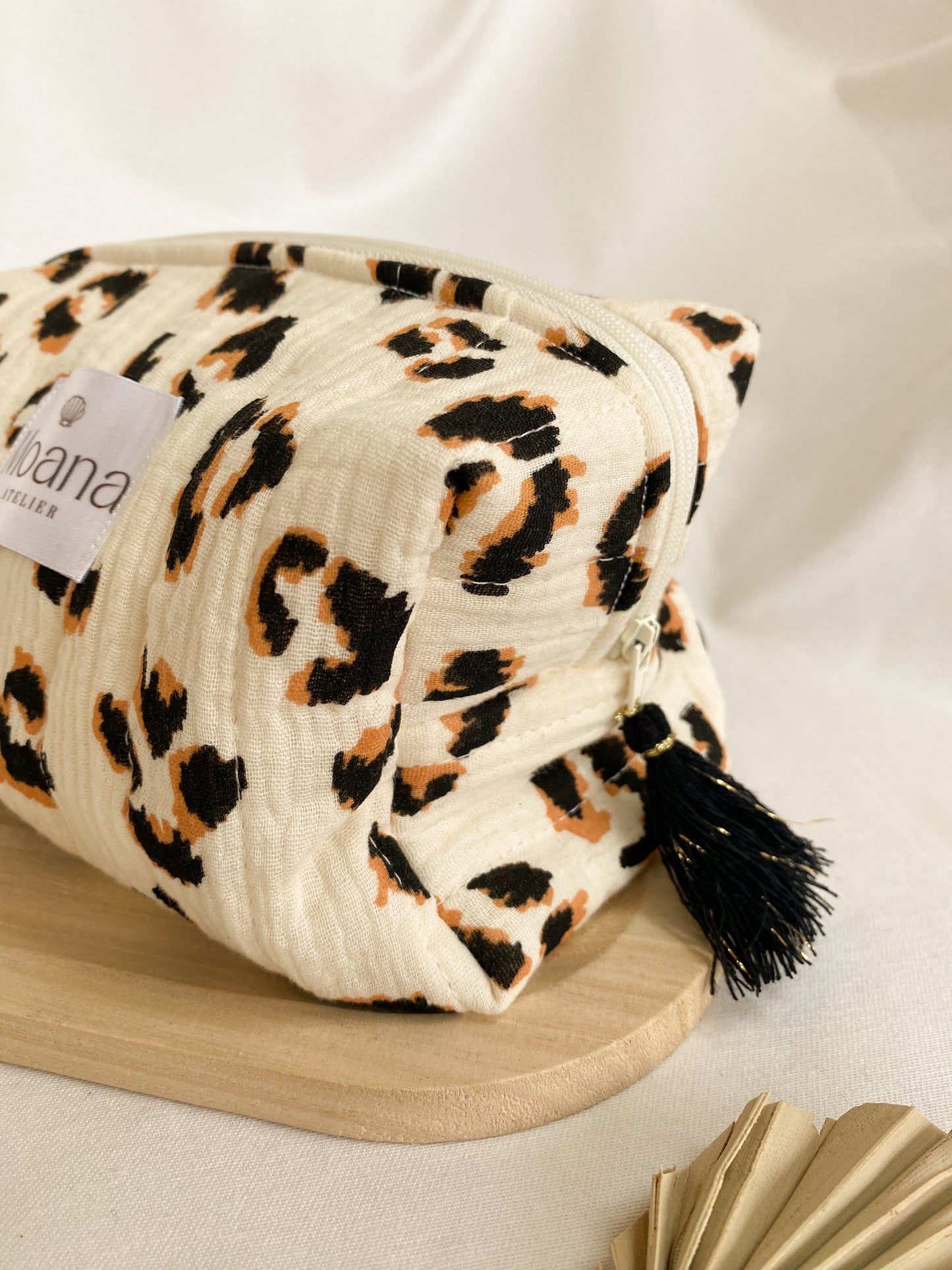 Trousse de beauté léopard