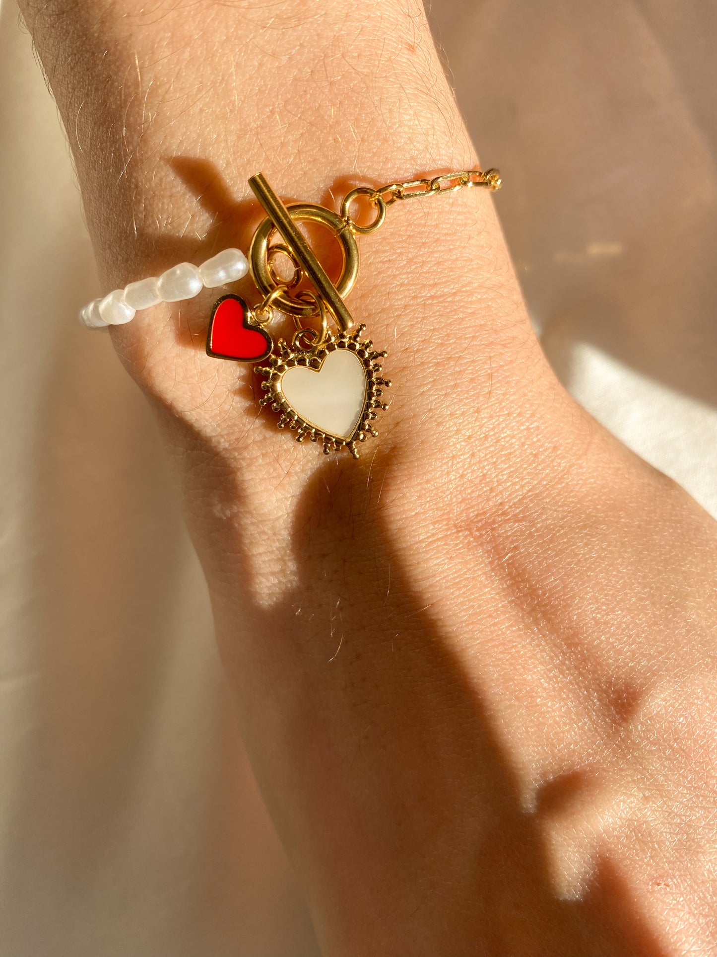 Bracelet coeurs