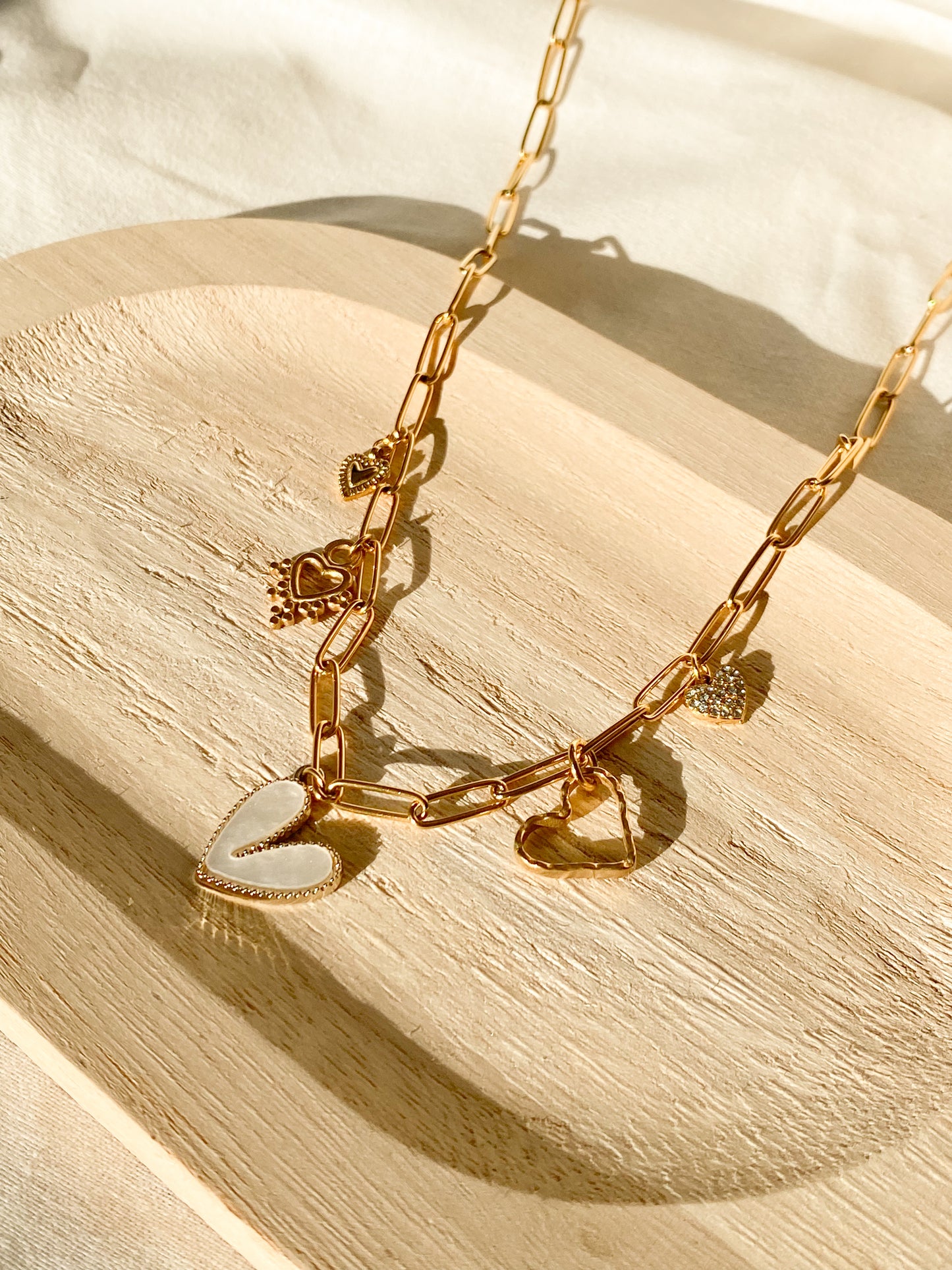 Collier cœurs