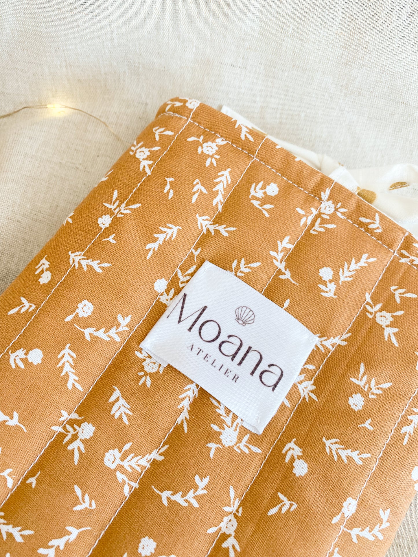 Pochette à livre camel